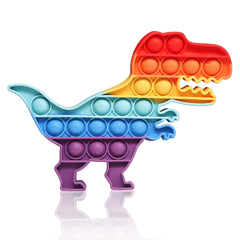 Rainbow Dinosaur Pop it Fidget Toys