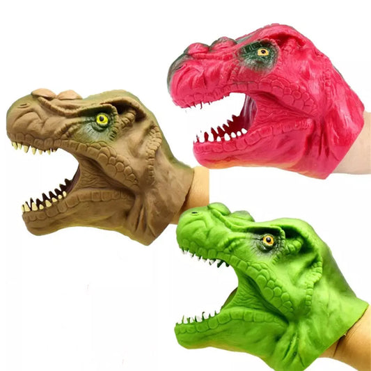 Roar and Play with Dinosaur Hand Puppets | Fun Role Play Hand Gloves Toy for Kids