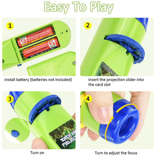 Transport Your Kids to the World of Dinosaurs with Dinosaur Projector Flashlight Toy