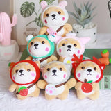 Cute Little Dog Theme Soft Stuffed Plush Keychains