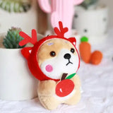 Cute Little Dog Theme Soft Stuffed Plush Keychains