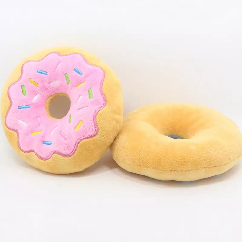 Stuffed Donut Toy, Donut Stocking Stuffers for Dogs & Cats