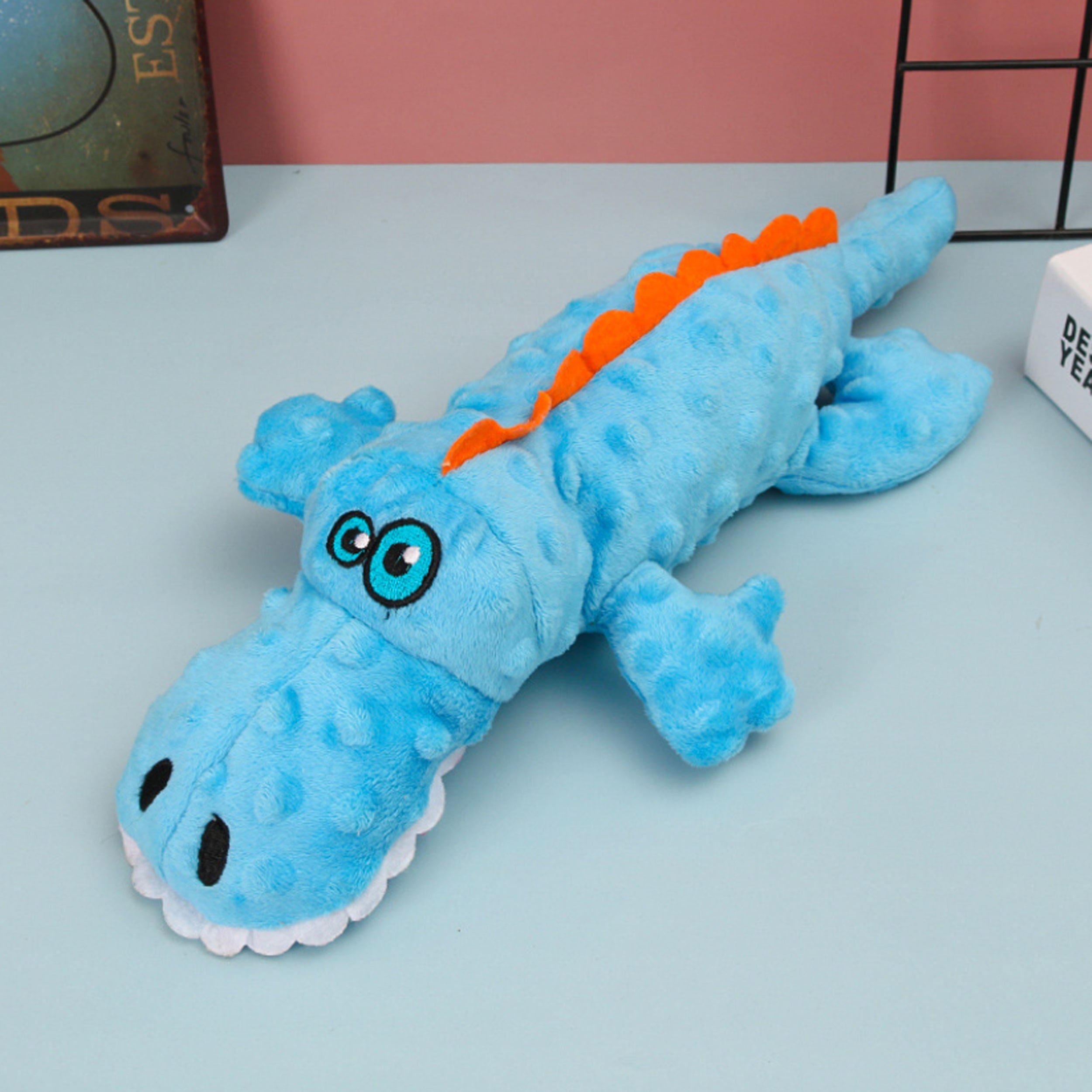 Crocodile Shape Plush Dog Chewing Toy