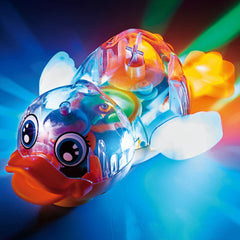 Transparent Electric Rotating Gear Duck