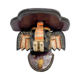 Wooden Elephant Face Wall Bracket