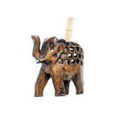 Wooden Elephant Toothpick Holder