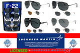 Wholesale F22-LOCKHEED MARTIN PILOT AVAITOR SUNGLASSE ( sold by the dozen )