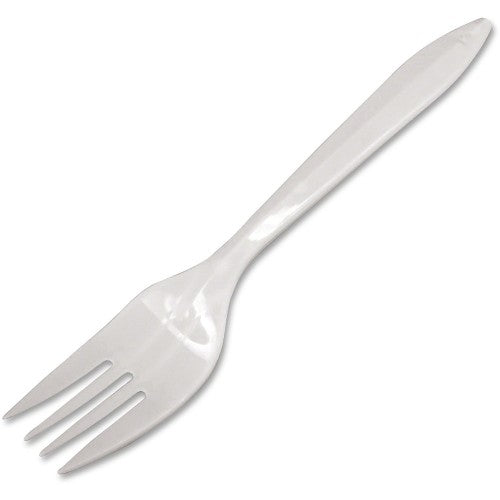 Medium Weight Plastic Forks 1,000-Count