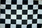 Wholesale BLACK AND WHITE CHECKERED 3' X 5' FLAG (Sold by the piece)