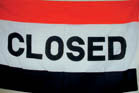 Wholesale CLOSED 3' X 5' FLAG (Sold by the piece)