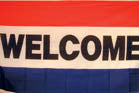 Wholesale WELCOME 3' X 5' FLAG (Sold by the piece)