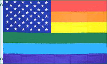 Buy USA RAINBOW 3 X 5 FLAG Bulk Price