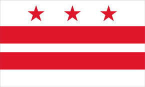 Wholesale DISTRICT OF COLUMBIA 3' X 5' FLAG (Sold by the piece) *- CLOSEOUT $ 1.95 EA