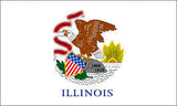 Wholesale ILLINOIS 3' X 5' FLAG (Sold by the piece)