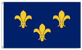 Wholesale FRENCH FLEUR DE LIS 3' X 5' FLAG (Sold by the piece)