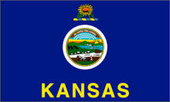 Wholesale KANSAS 3' X 5' FLAG (Sold by the piece)