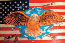 Wholesale AMERICAN EAGLE BREAKING THROUGH 3' X 5' FLAG (Sold by the piece)