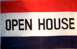 Wholesale OPEN HOUSE 3' X 5' FLAG (Sold by the piece)