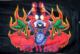 Wholesale V TWINS CHICKS 3' X 5' FLAG (Sold by the piece) -* CLOSEOUT NOW ONLY 1.95 EA