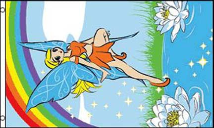 Buy RAINBOW FAIRY 3' x 5' FLAGBulk Price