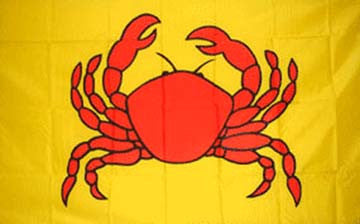 Wholesale CRAB FLAG 3 X 5 (Sold by the piece)