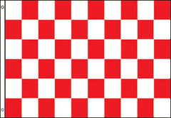 Wholesale RED WHITE CHECKERED FLAG (Sold by the piece)