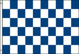 Buy BLUE WHITE 3 X 5CHECKERED FLAGBulk Price