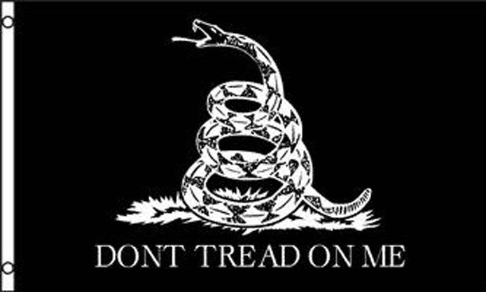 Buy BLACK DONT TREAD ON ME 3 X 5 MILITARY FLAGBulk Price