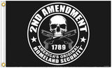 Wholesale 2ND AMENDMENT 3 x 5 DELUXE BIKER FLAG (Sold by the piece)