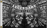 Buy DELUXE LEGENDARY HERITAGE BIKER 3 X 5 FLAG Bulk Price