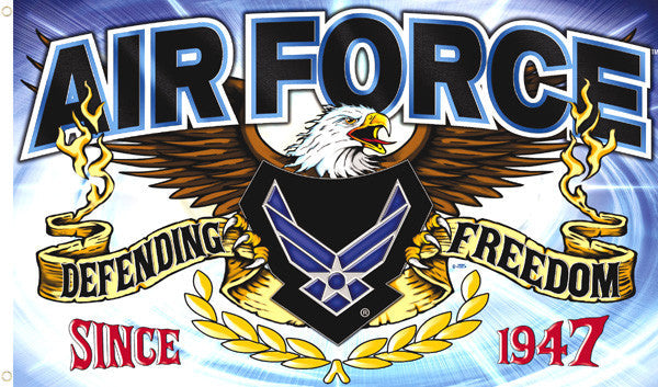 Buy AIRFORCE DEFENDING FREEDOM DELUXE 3 X 5 FLAG Bulk Price