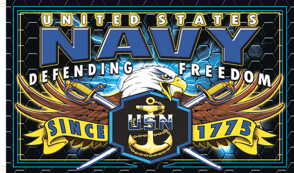 Buy NAVY STRIKE FORCE DELUXE 3 X 5 FLAG Bulk Price