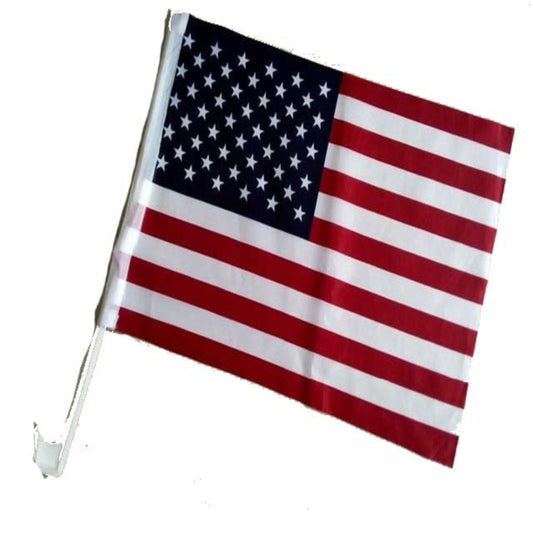 Wholesale USA American Car Window Flag (Sold by the piece or dozen)
