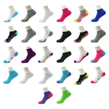 Buy 96 Pairs - Wholesale No-Show Women’s Socks, Fits Sizes 9-11 In Assorted Patterns