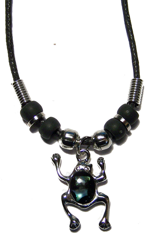 Buy FROG PAUA SHELLROPE NECKLACE*- CLOSEOUT NOW .75 CENTS EABulk Price