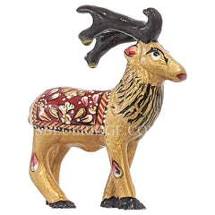 Wooden Animal Meena Statues - Assorted