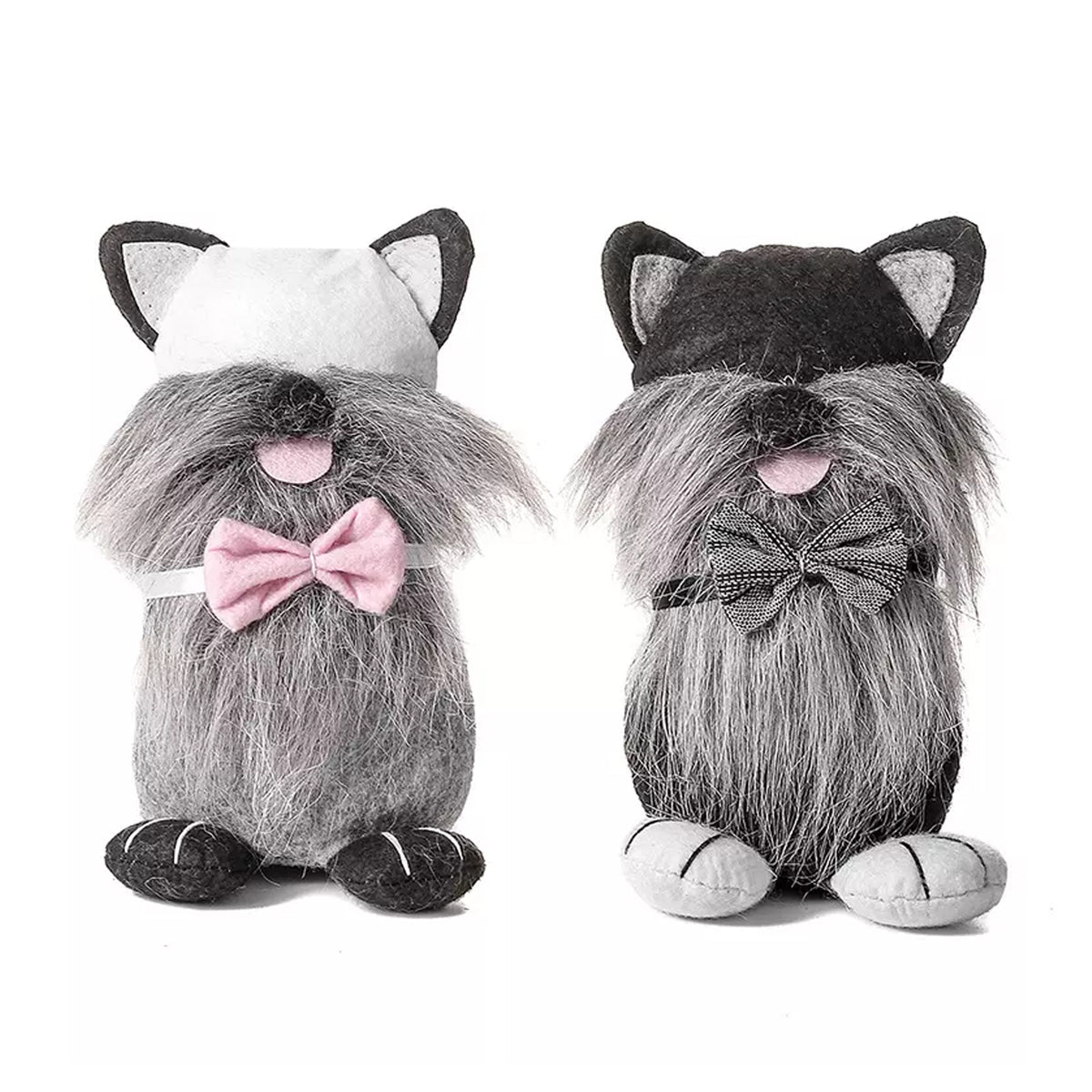 Cute Faceless Easter Cat Plush Toy Home Ornaments