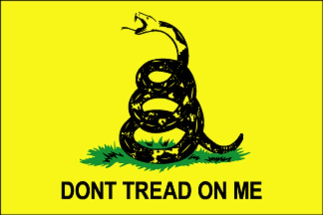 Wholesale DON'T TREAD ON ME YELLOW / GADSEN 3' X 5' FLAG (Sold by the piece)