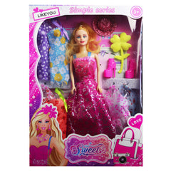 11 Beauty Doll with Fun Accessories Included MOQ-6Pcs, 4.91$/Pc