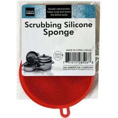 Round Rubber Kitchen Dish Scrubber