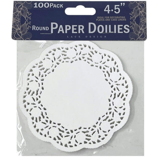 100 Piece Round Paper Doilies MOQ-12Pcs, 2.69$/Pc