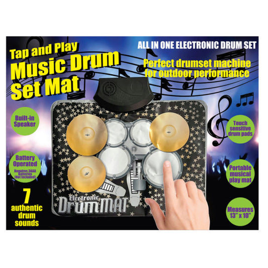 Tap and Play Music Drum Set Mat