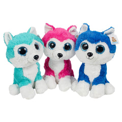 Plush Wild Husky For Kids In Bulk- Assorted