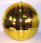 Wholesale 4 INCH GOLD MIRROR REFLECTION DISCO BALL  Sold in Dozen