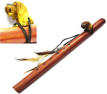 Wholesale BUFFALO JUMBO WOODEN FLUTE (Sold by the piece) *- CLOSEOUT $ 5 EA