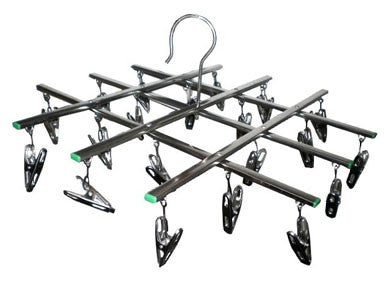 Buy EXPANDABLE 20 METAL CLIP HANGING DISPLAY RACK *- CLOSEOUT NOW $ 15 EABulk Price