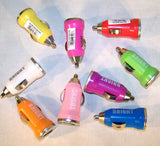 Wholesale SINGLE USB CAR CHARGER PHONE ACCESSORY ( sold by the PIECE OR bag of 10 pieces ) $ 1.20 EA