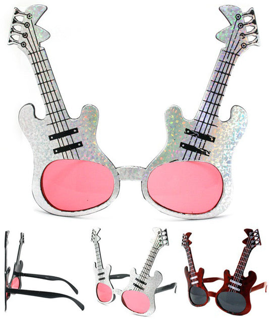 Wholesale METALLIC GUITAR PARTY GLASSES (Sold by the piece or dozen )