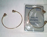 Wholesale MAGNETIC GOLD OR SILVER BANGLE BRACELETS (Sold by the piece or dozen) - CLOSEOUT $ 1.50 EA