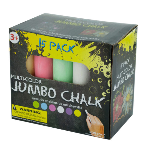 MultiColor Jumbo Chalk Set (Pack of 12), 4.92/Pc Price JSBlueRidge